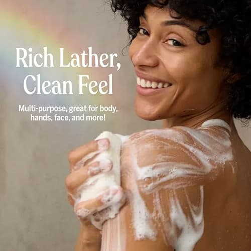 Dr. Bronner's Pure-Castile Bar Soap Rose 142g (5 Oz) | Gentle Moisturizing Vegan Soap thumbnail 4