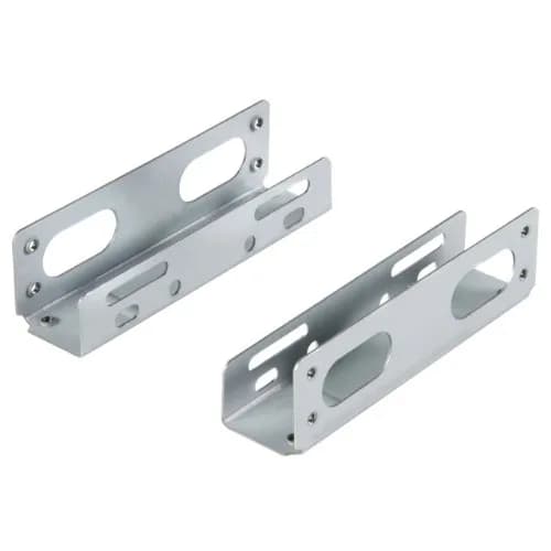 StarTech.com 3.5in to 5.25in Universal HDD Bracket Adapter, Silver | All-Metal Construction, 4 Mounting Screws Included thumbnail 1