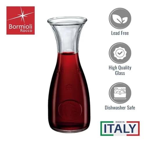 Bormioli Rocco Misura PZ Carafe - Clear, 17 oz | Elegant, Durable & Dishwasher Safe thumbnail 6