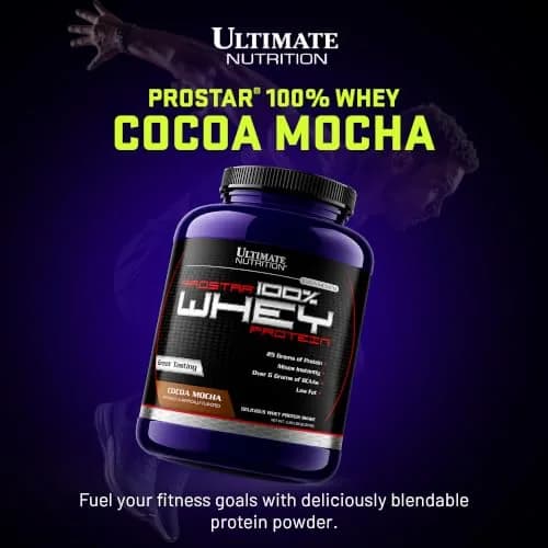 Ultimate Nutrition Prostar Whey Protein Isolate, Cocoa Mocha, 2 lb | 25g Protein, Fast Absorption, Keto-Friendly thumbnail 2