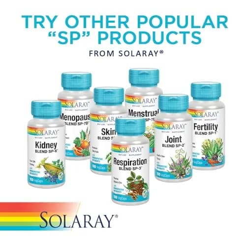 SOLARAY Female Hormone Blend SP-7C Vegan Herbal Supplement 100 Count | Natural Support for Women's Wellness thumbnail 6