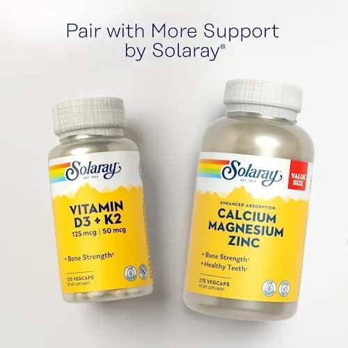 SOLARAY Spectro Multivitamin with Iron - Capsule 360 | Full-Spectrum Support for Digestion & Bone Health thumbnail 6