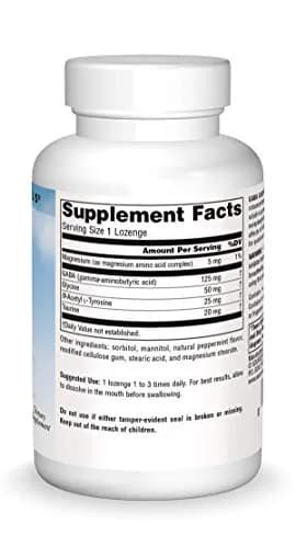 Source Naturals Serene Science GABA Calm Mind - 60 Lozenges | Supports Calm Mood with GABA & Taurine thumbnail 3