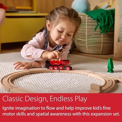 BRIO World Expansion Pack Intermediate - Wooden Train Tracks with Switches | Grow Railway System thumbnail 5