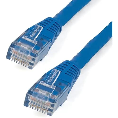 StarTech 3ft CAT6 Ethernet Cable - Blue 250MHz 24AWG Copper PoE RJ45 UTP Network Patch Cord thumbnail 1