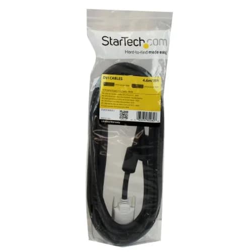 StarTech.com 15ft Dual Link DVI-D Cable, Male to Male, 2560x1600 Resolution | High-Speed Digital Transmission thumbnail 3