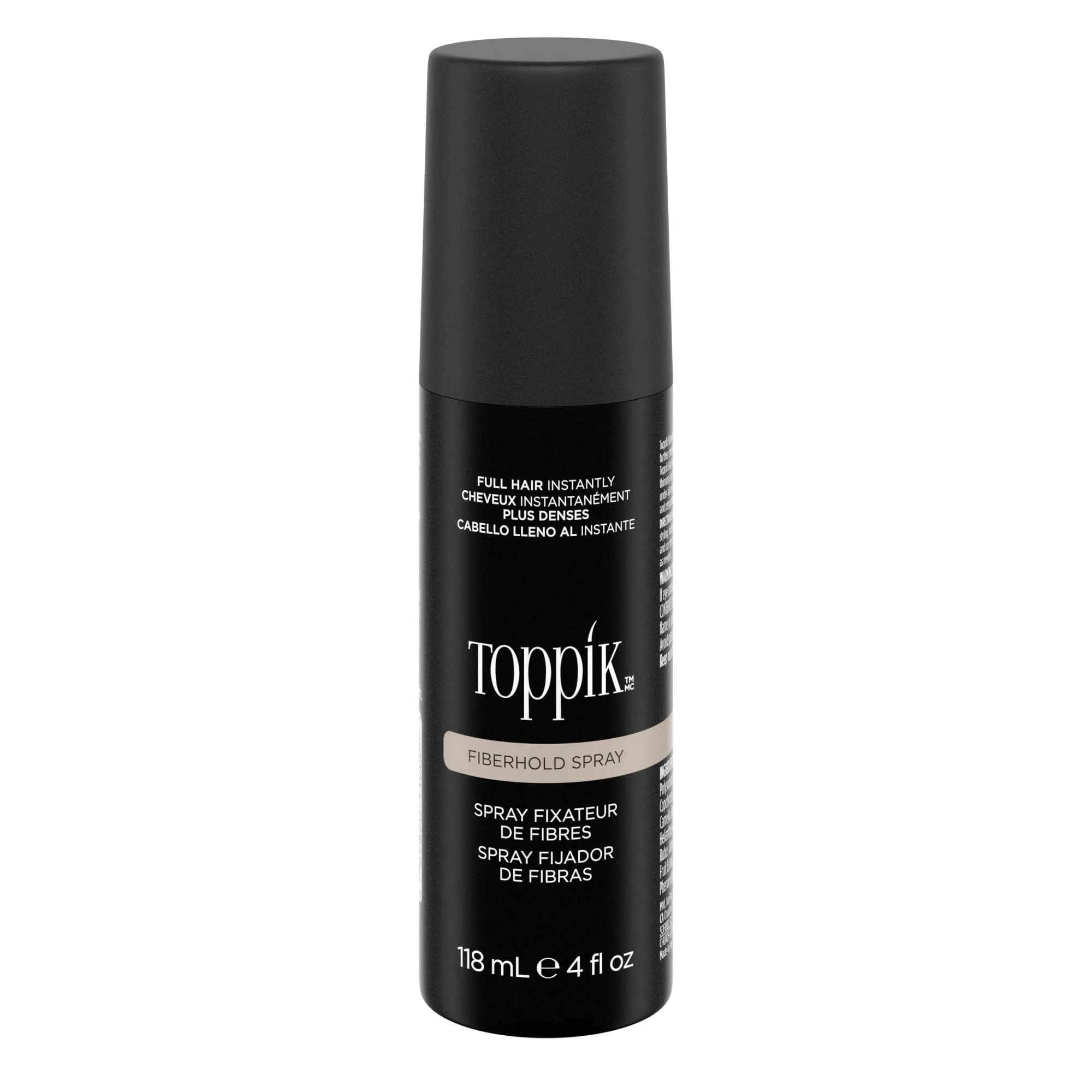 TOPPIK FiberHold Spray 118ml (4 Fl Oz) | Strengthens Hair Fibers for Long-Lasting Hold - main product image