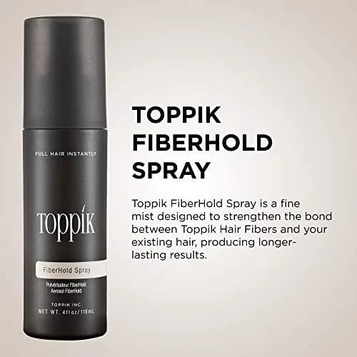 TOPPIK FiberHold Spray 118ml (4 Fl Oz) | Strengthens Hair Fibers for Long-Lasting Hold thumbnail 3