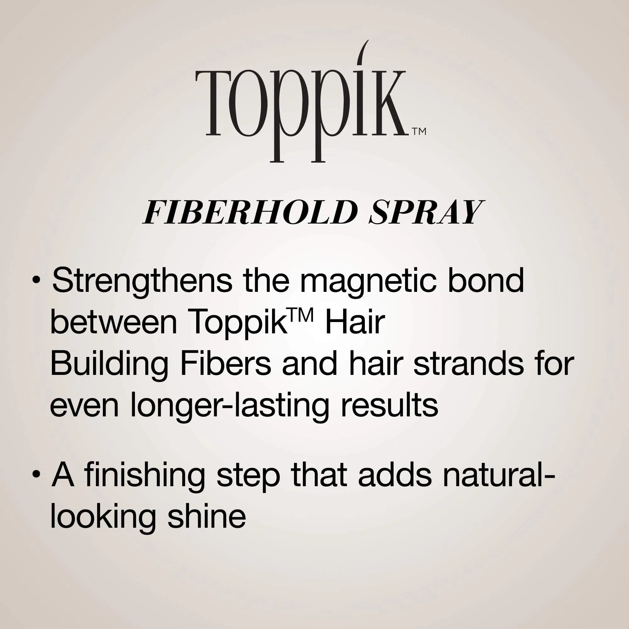 TOPPIK FiberHold Spray 118ml (4 Fl Oz) | Strengthens Hair Fibers for Long-Lasting Hold - view 4