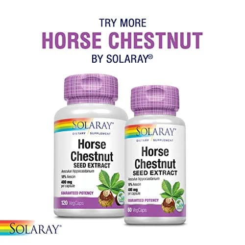 SOLARAY Circulegs 60 VegCaps | Horse Chestnut & Vitamin C for Circulatory Wellness thumbnail 7