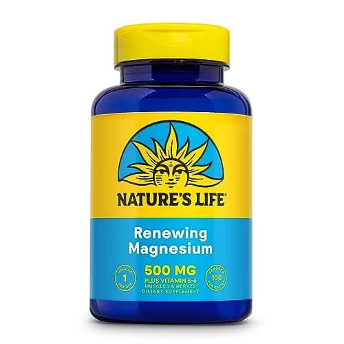 Nature's Life Magnesium 500 mg | Supports Muscles & Nerves | Lab Verified (100 VegCaps) thumbnail 1
