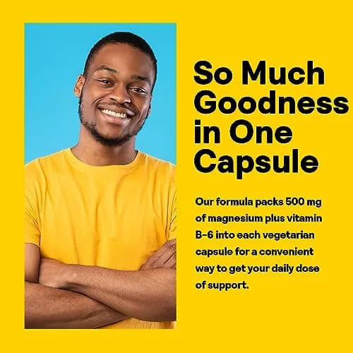 Nature's Life Magnesium 500 mg | Supports Muscles & Nerves | Lab Verified (100 VegCaps) thumbnail 4