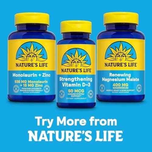 Nature's Life Magnesium Malate 400 mg | Bioavailable Mineral Complex for Bones, Muscles & Heart Support thumbnail 6