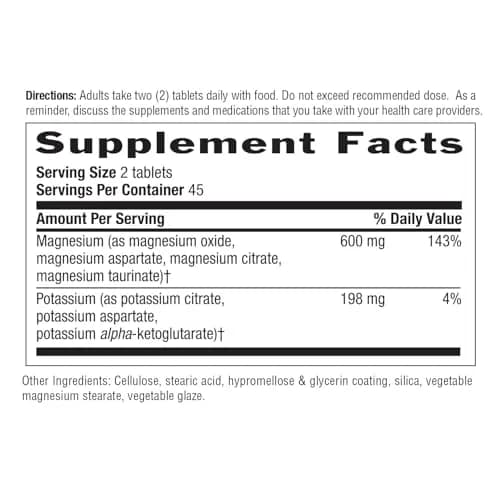 Country Life Target-Mins Magnesium Potassium Aspartate 90 Vegan Tablets | Supports Heart & Muscle Health thumbnail 4