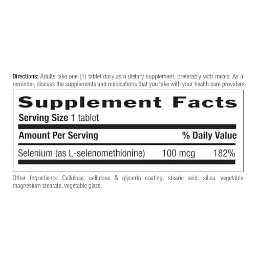 Country Life Selenium 100 mcg Yeast-Free Tablets 180 Count | Supports Immune Health & Acts as Antioxidant thumbnail 2