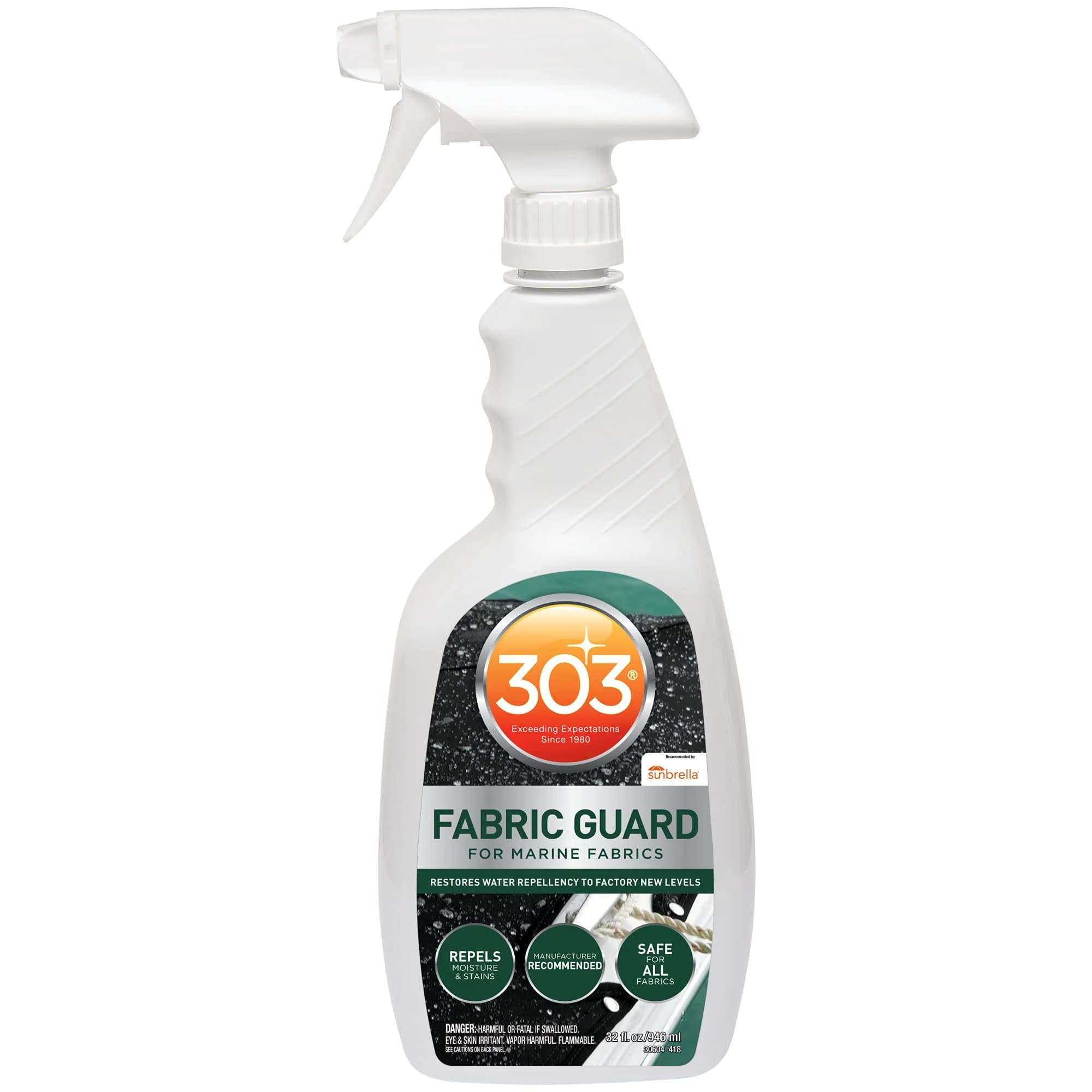 303 Marine Fabric Guard for Boat Covers & Canvas 946ml (32 Fl Oz) | Restores Water Repellency & UV Protection - main product image