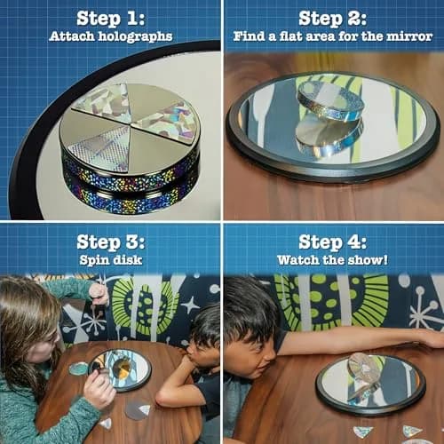 Toysmith Euler's Disk Physics Science Desk Toy 2.02 lb (0.92 kg) | Interactive STEM Toy for Focus & Relaxation thumbnail 5