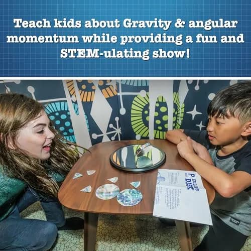 Toysmith Euler's Disk Physics Science Desk Toy 2.02 lb (0.92 kg) | Interactive STEM Toy for Focus & Relaxation thumbnail 6
