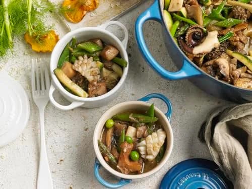 Le Creuset Stoneware Mini Round Cocotte 8 oz. White | Elegant, Versatile & Durable thumbnail 4