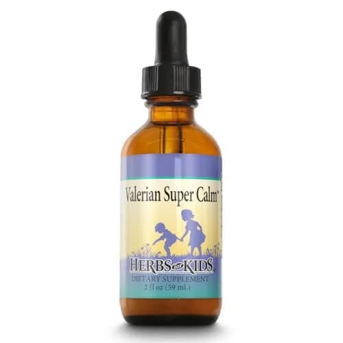 Herbs for Kids Valerian Super Calm Nerve Support Drops, 59ml | Soothing herbal blend for children’s bedtime and calmness thumbnail 1