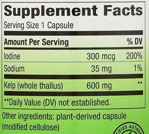 Nature's Way Kelp 180 Count (180 Servings) | Thyroid Support with Plant-Sourced Iodine thumbnail 4
