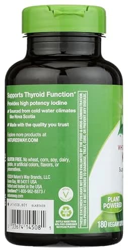 Nature's Way Kelp 180 Count (180 Servings) | Thyroid Support with Plant-Sourced Iodine thumbnail 6