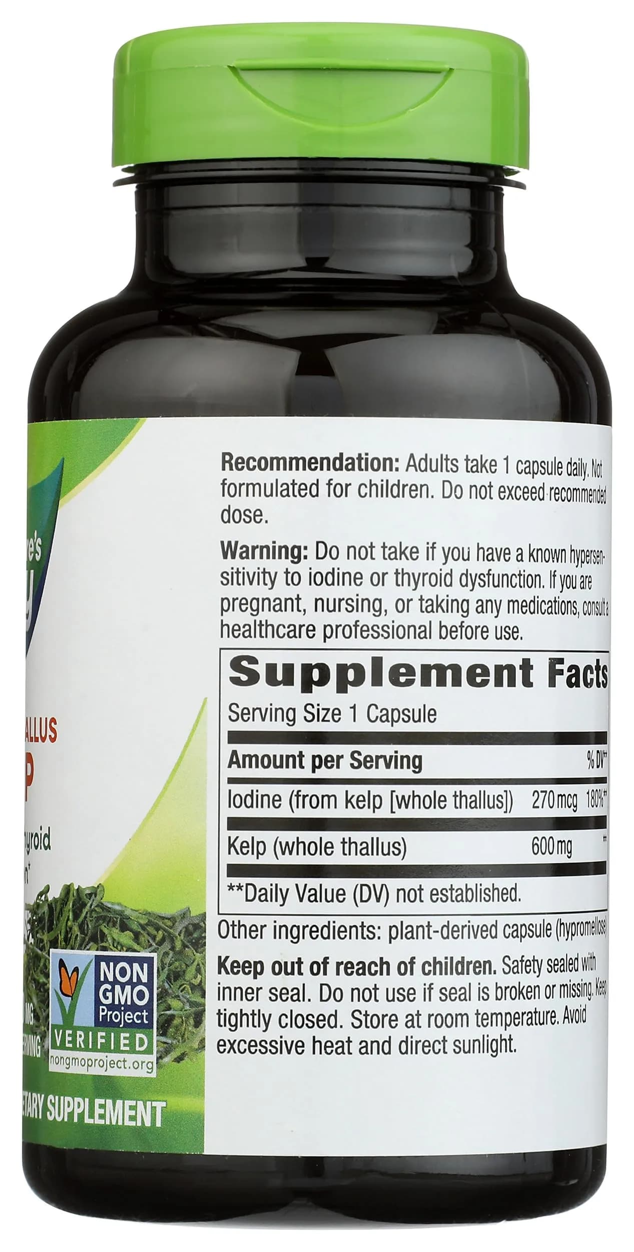 Nature's Way Kelp 180 Count (180 Servings) | Thyroid Support with Plant-Sourced Iodine - view 7