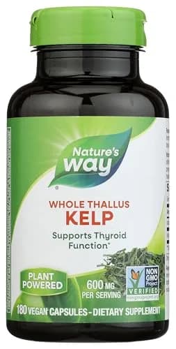 Nature's Way Kelp 180 Count (180 Servings) | Thyroid Support with Plant-Sourced Iodine thumbnail 1