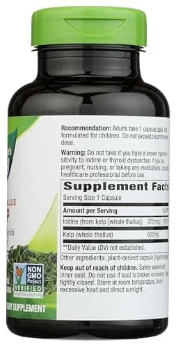 Nature's Way Kelp 180 Count (180 Servings) | Thyroid Support with Plant-Sourced Iodine thumbnail 7