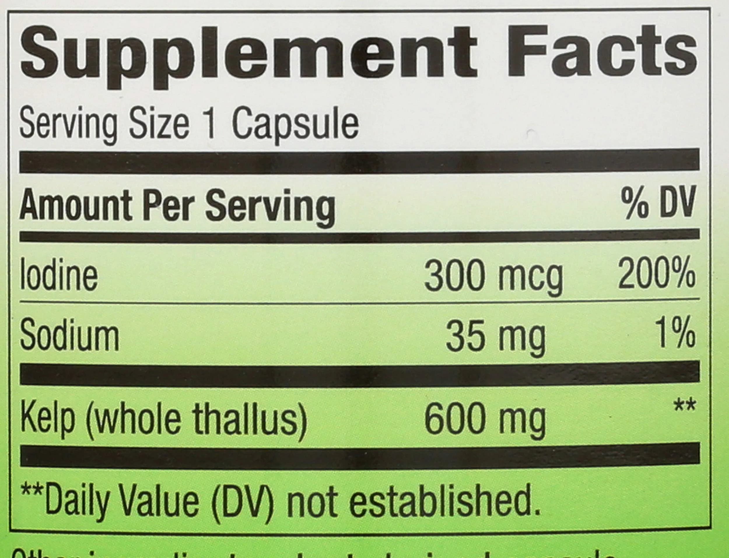 Nature's Way Kelp 180 Count (180 Servings) | Thyroid Support with Plant-Sourced Iodine - view 3