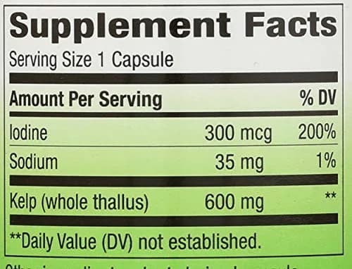 Nature's Way Kelp 180 Count (180 Servings) | Thyroid Support with Plant-Sourced Iodine thumbnail 3