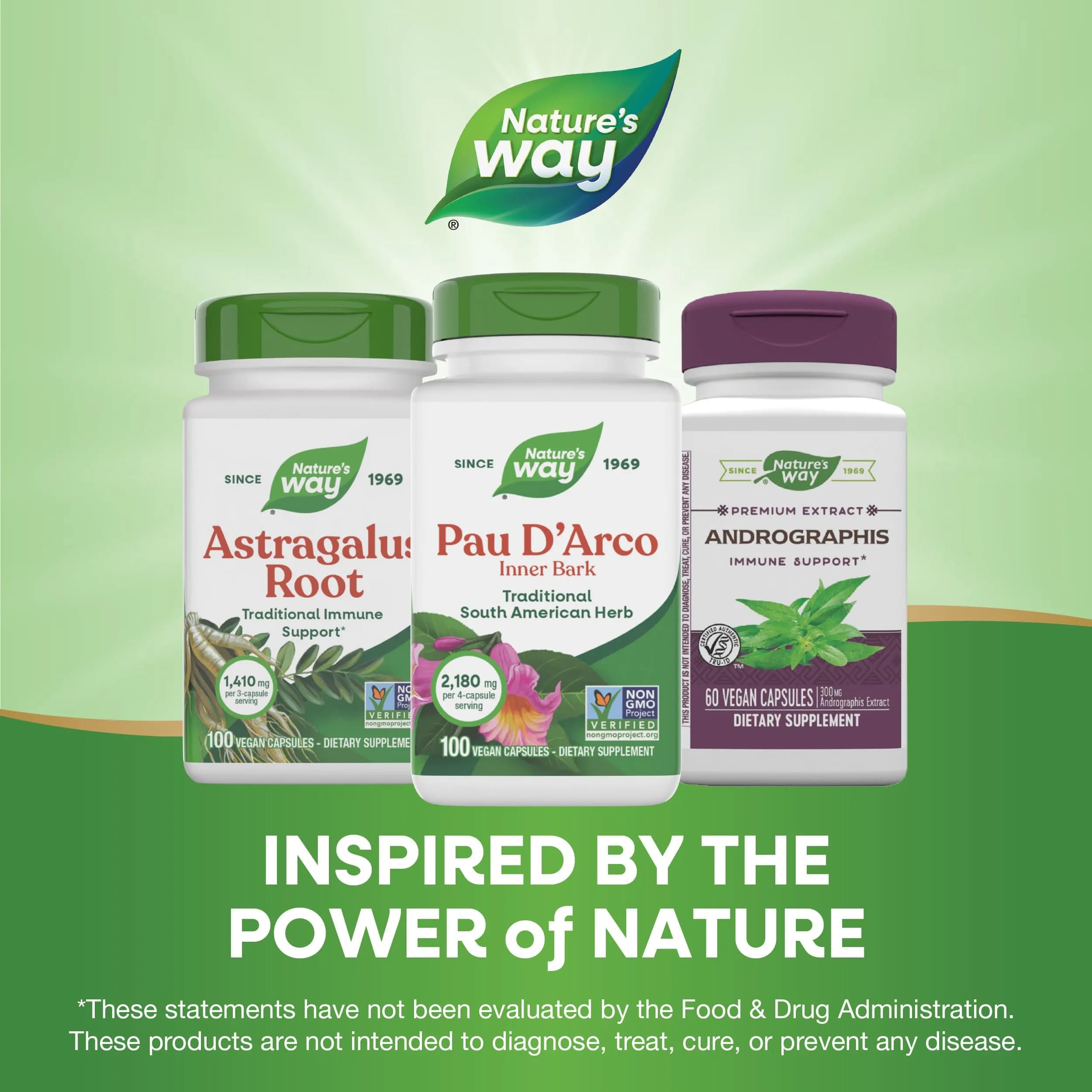 Nature's Way Pau d'Arco Inner Bark Herbal Supplement 100 Count | Traditional South American Herb, Vegan, Gluten-Free - view 7