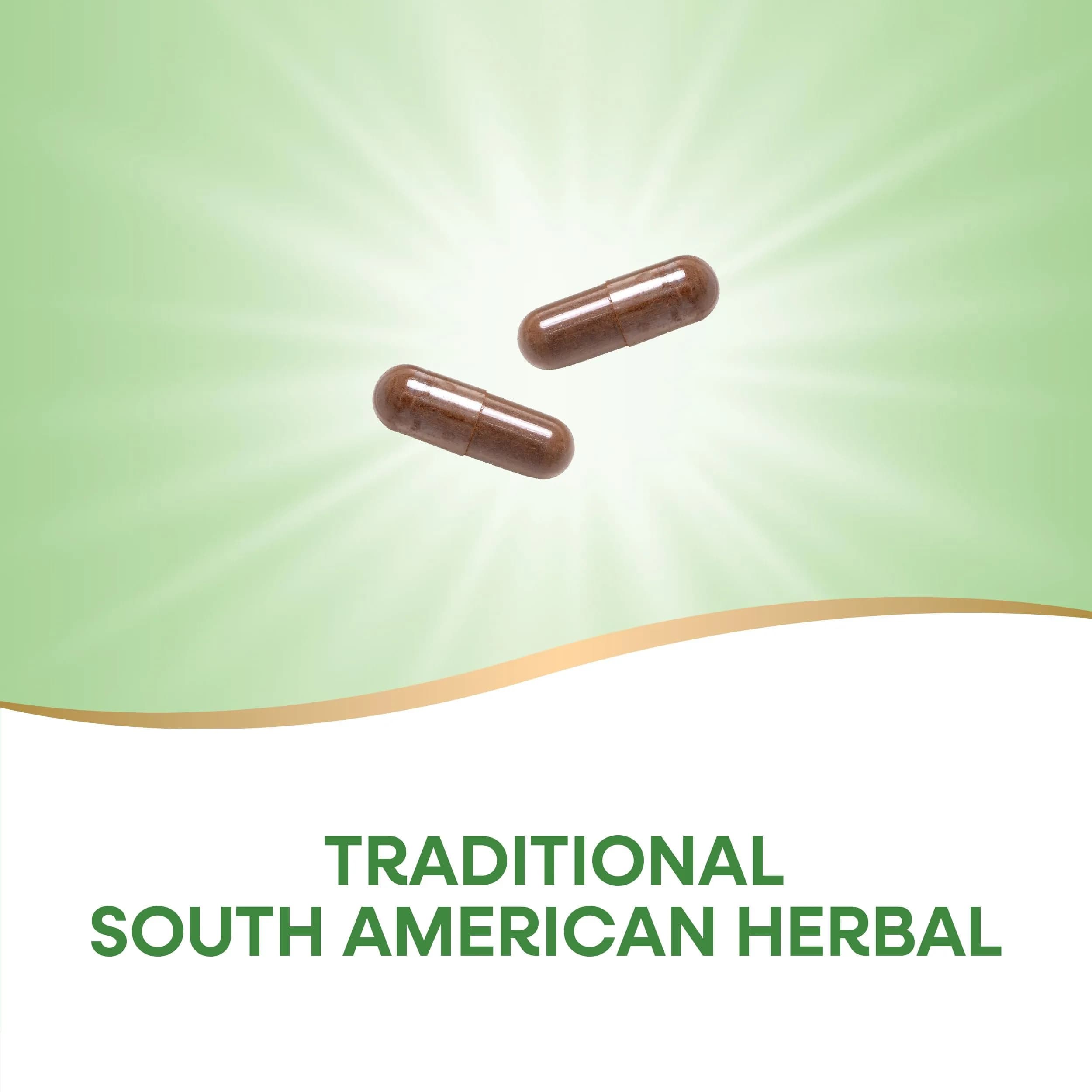 Nature's Way Pau d'Arco Inner Bark Herbal Supplement 100 Count | Traditional South American Herb, Vegan, Gluten-Free - view 3