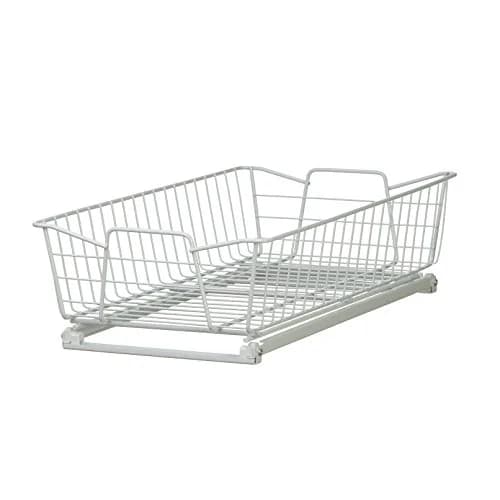 ClosetMaid Pull Out Cabinet Organizer 11-Inch / White | Heavy Duty Slide Out Pantry Shelf thumbnail 1