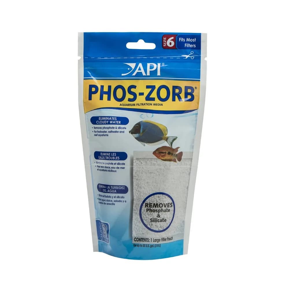 API Phos-Zorb Size 6 Aquarium Canister Filter Filtration Pouch | Removes Phosphate & Silicate (110-130 chars)