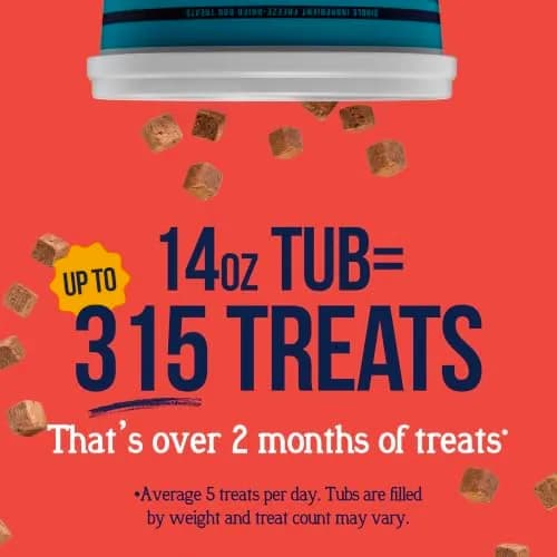 Stewart Freeze-Dried Dog Treats, 100% Beef Liver, 14 oz (397g) Tub | High Protein Training & Meal Topper thumbnail 4