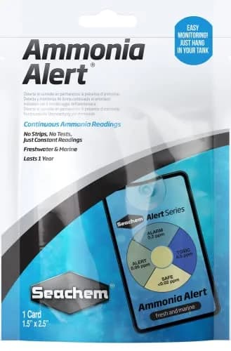 Seachem Ammonia Alert Continuous Ammonia Monitor | 9g (0.32 oz) — shades of yellow, green and blue