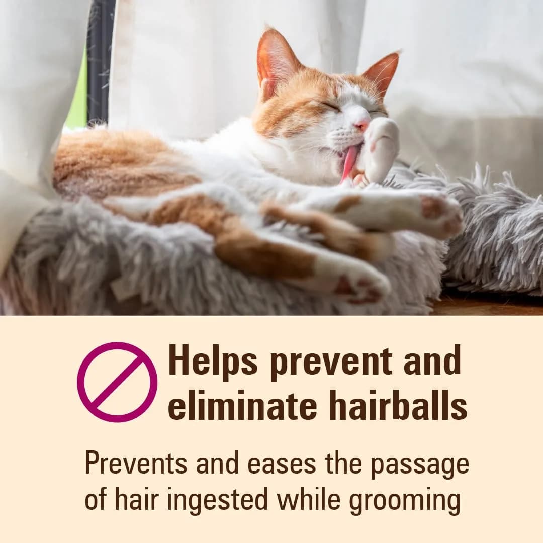 Sentry Pet Care Hairball Relief for Cats, Malt Flavor, 127.5 ml (4.4 oz) | Helps Eliminate and Prevent Hairballs - view 5