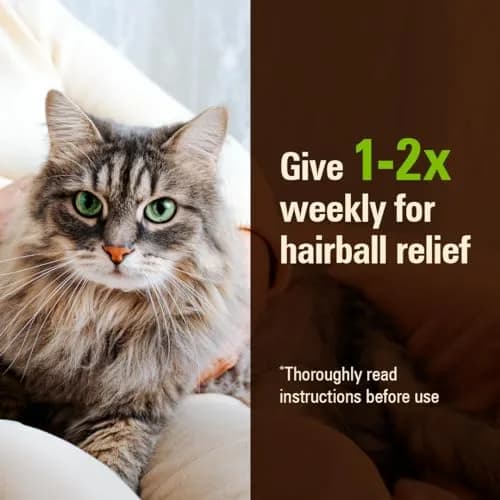 Sentry Pet Care Hairball Relief for Cats, Malt Flavor, 127.5 ml (4.4 oz) | Helps Eliminate and Prevent Hairballs thumbnail 2