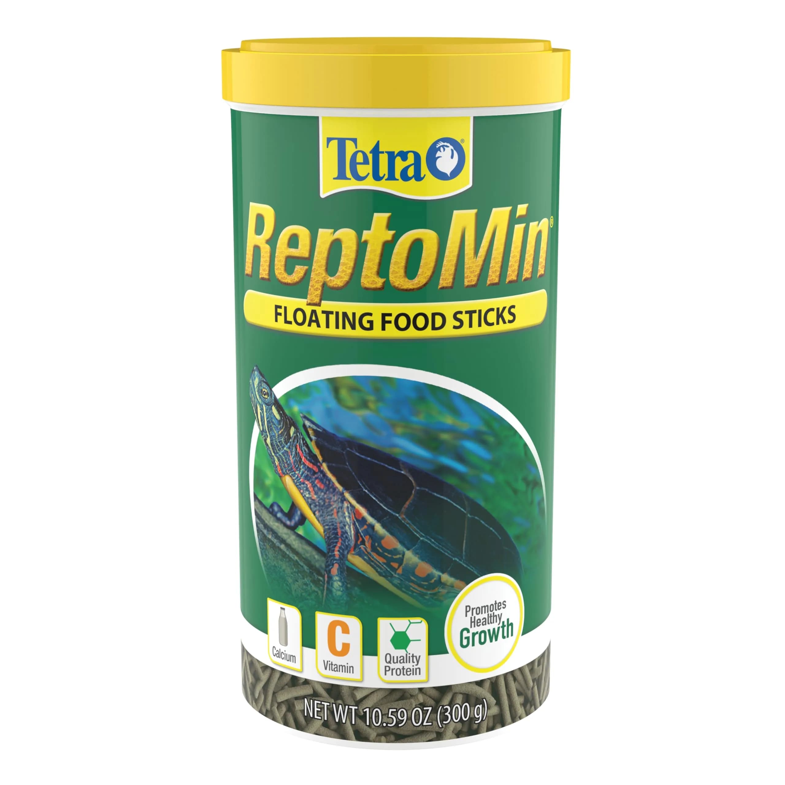 Tetra ReptoMin Floating Food Sticks 300g (10.59 oz) | Daily Diet for Aquatic Turtles, Newts, and Frogs