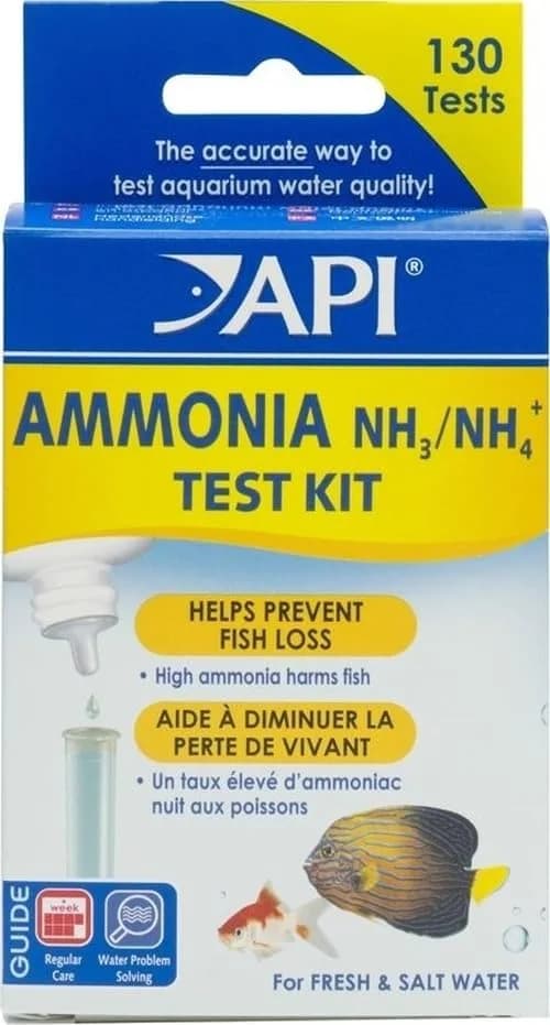 API Ammonia Test Kit 130-Test | Monitors PO4 Levels in Freshwater & Saltwater Aquariums - main product image