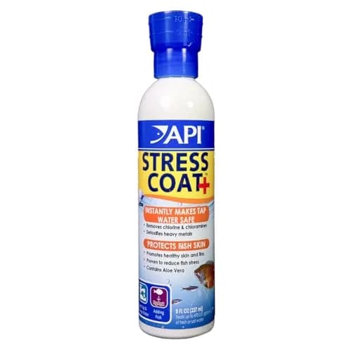 API STRESS COAT Aquarium Water Conditioner 237ml (8 fl oz) | Dual-Action Formula for Freshwater Fish thumbnail 1