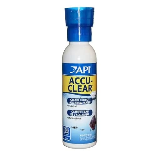 API ACCU-CLEAR Freshwater Aquarium Water Clarifier 4-Ounce (118ml) | Clears Cloudy Water Fast thumbnail 1