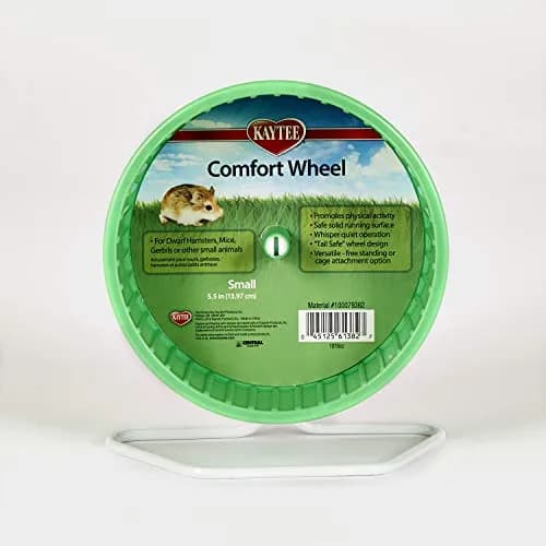 Kaytee Comfort Wheel Small 5.5 Inches | Safe Running Surface for Mice & Dwarf Hamsters thumbnail 6