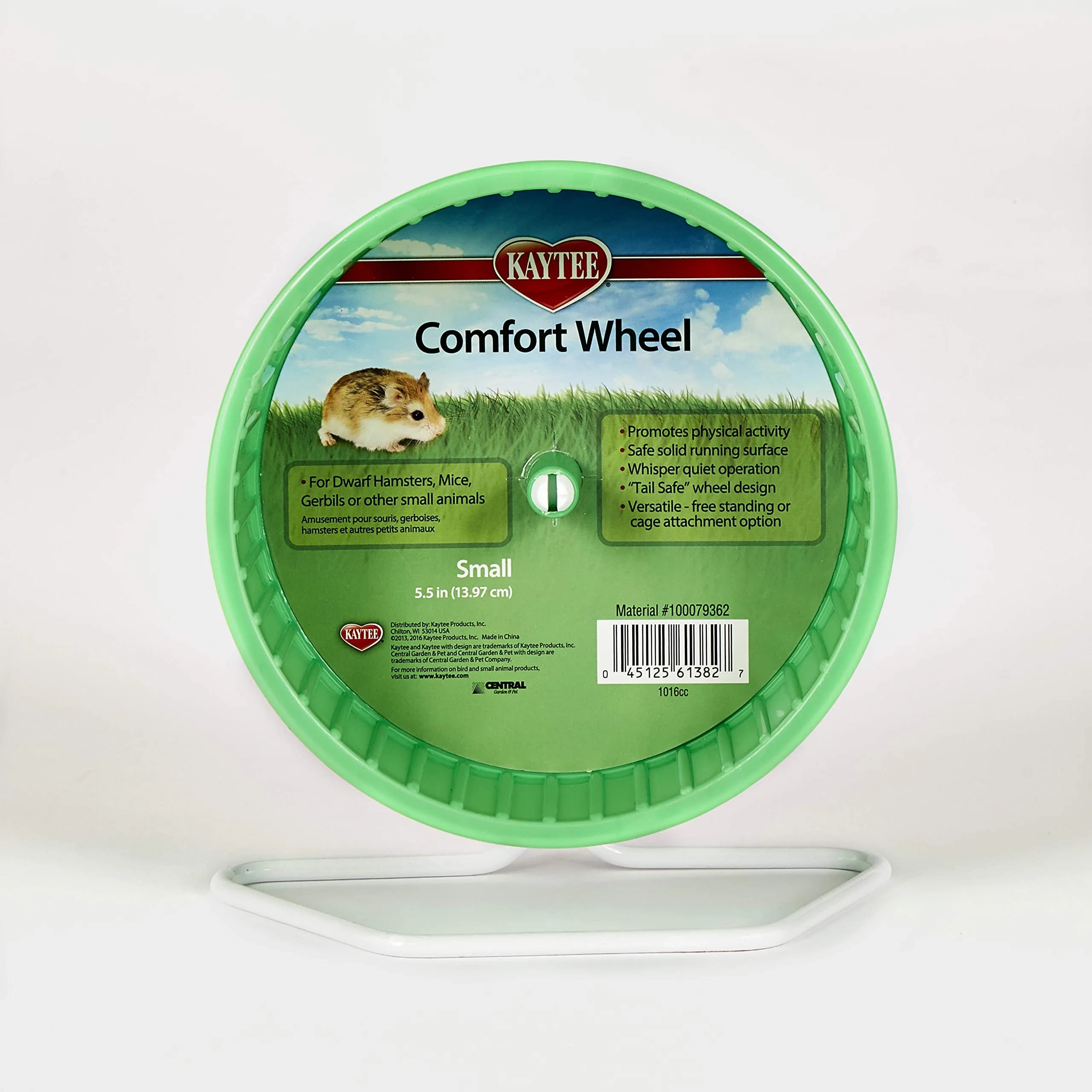 Kaytee Comfort Wheel Small 5.5 Inches | Safe Running Surface for Mice & Dwarf Hamsters - view 6
