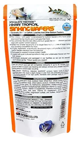 Hikari Sinking Wafers for Bottom-Feeding Tropical Fish 110g | Nutritious, Easy to Digest, USA Import thumbnail 4