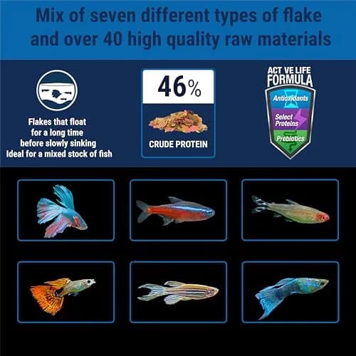 TetraMin Tropical Flakes Fish Food 100g (3.53 oz) | Complete Diet for Top & Mid Feeders thumbnail 5