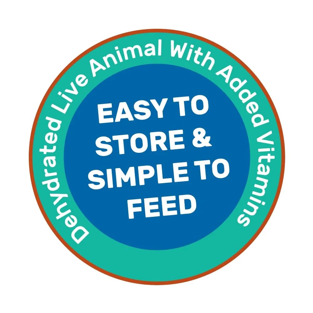 Hikari Bio-Pure Freeze Dried Blood Worms for Pets, 12g (0.42 oz) | All Life Stages Fish Food - view 5
