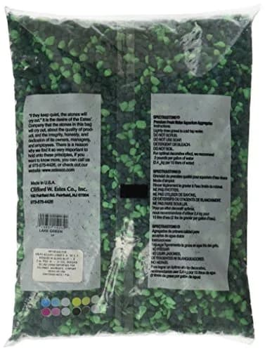 Spectrastone Lake Green Aquarium Gravel 5lb | PH-Neutral Freshwater Decor thumbnail 2