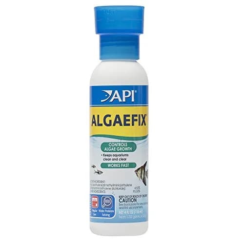 API ALGAEFIX Algae Control 118ml (4-Ounce) | Controls Green Water, String & Hair Algae — 4-Ounce
